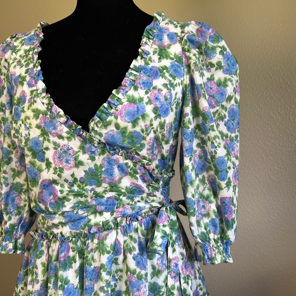 FOR LOVE & LEMONS Bridget Mini Dress in Wisteria - Picture 5 of 10